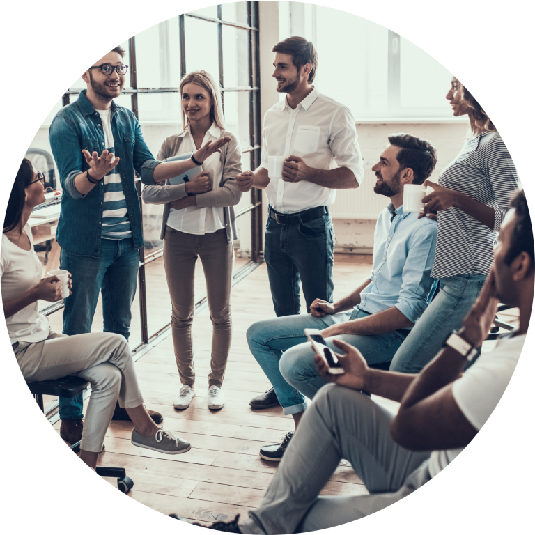 Mitarbeiter Team bei SERVICEBOT.SOLUTIONS Begeisterung für Serviceroboter
