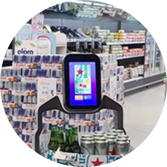 Serviceroboter für den Einzelhandel und Retail Transportroboter, Empfangsroboter, Reinigungsroboter, Pflegeroboter für den Einzelhandel, Supermärkte, Autohäuser, Möbelhäuser, Einkaufszentren, Showrooms