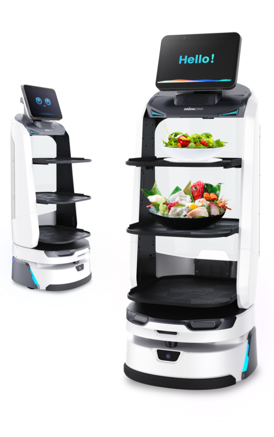Transportroboter liefert Essen Lieferroboter für Lebensmittel
