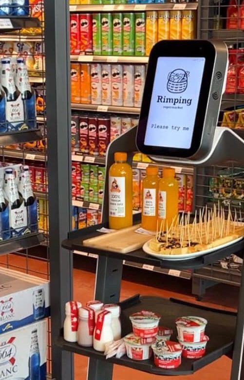 Promotion Roboter im Einzelhandel Transportroboter im Einzelhandel